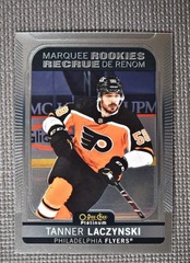 2021-22 O-Pee-Chee Platinum Marquee Rookies #244 Tanner Laczynski Flyers